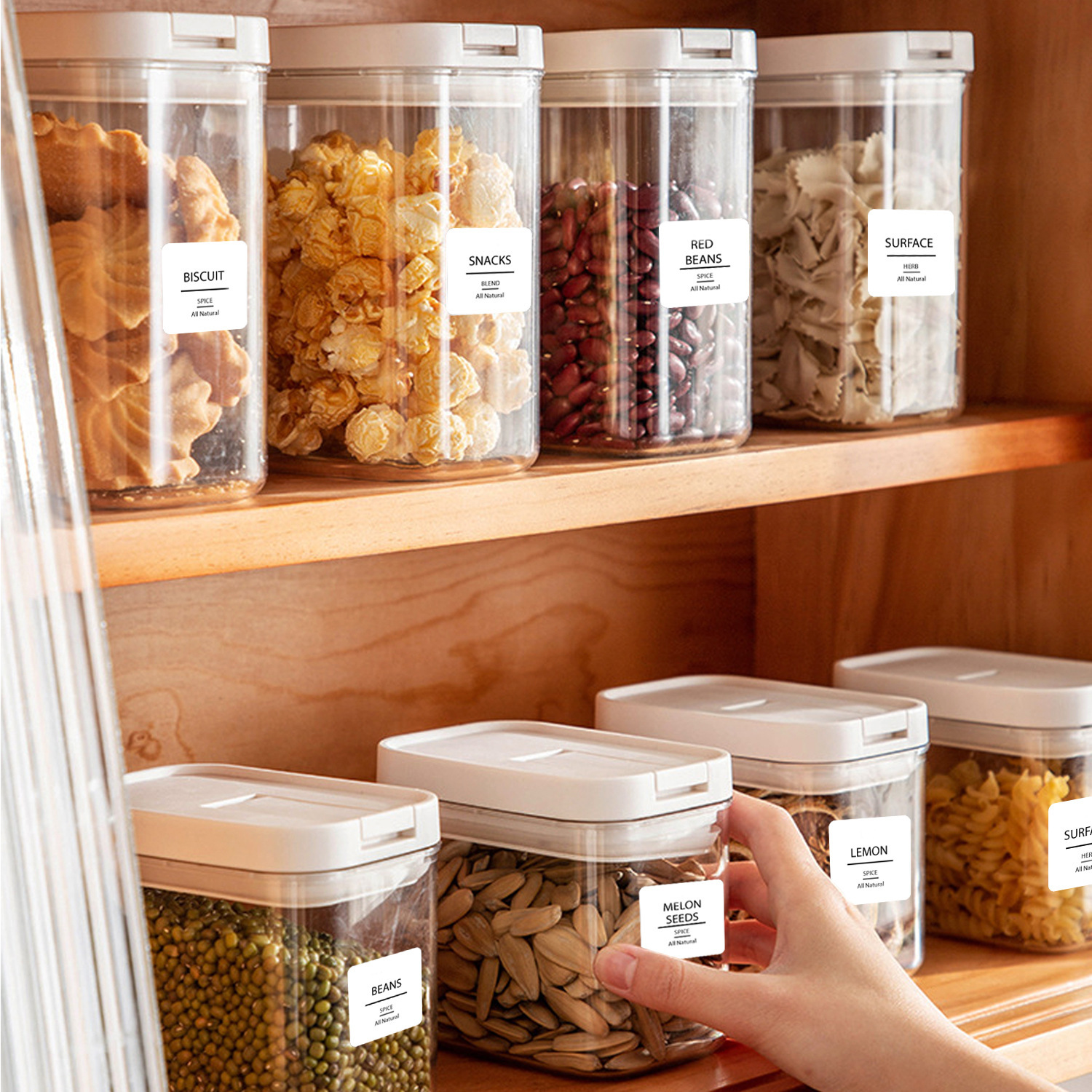 Waterproof Food Labels For Food Pantry 3